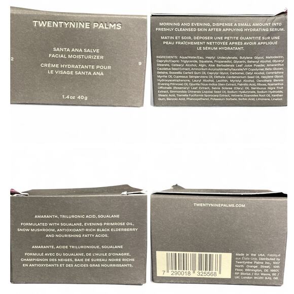 Twentynine Palms Four Piece Skincare Set GREAT GIFT - Picture 8 of 10